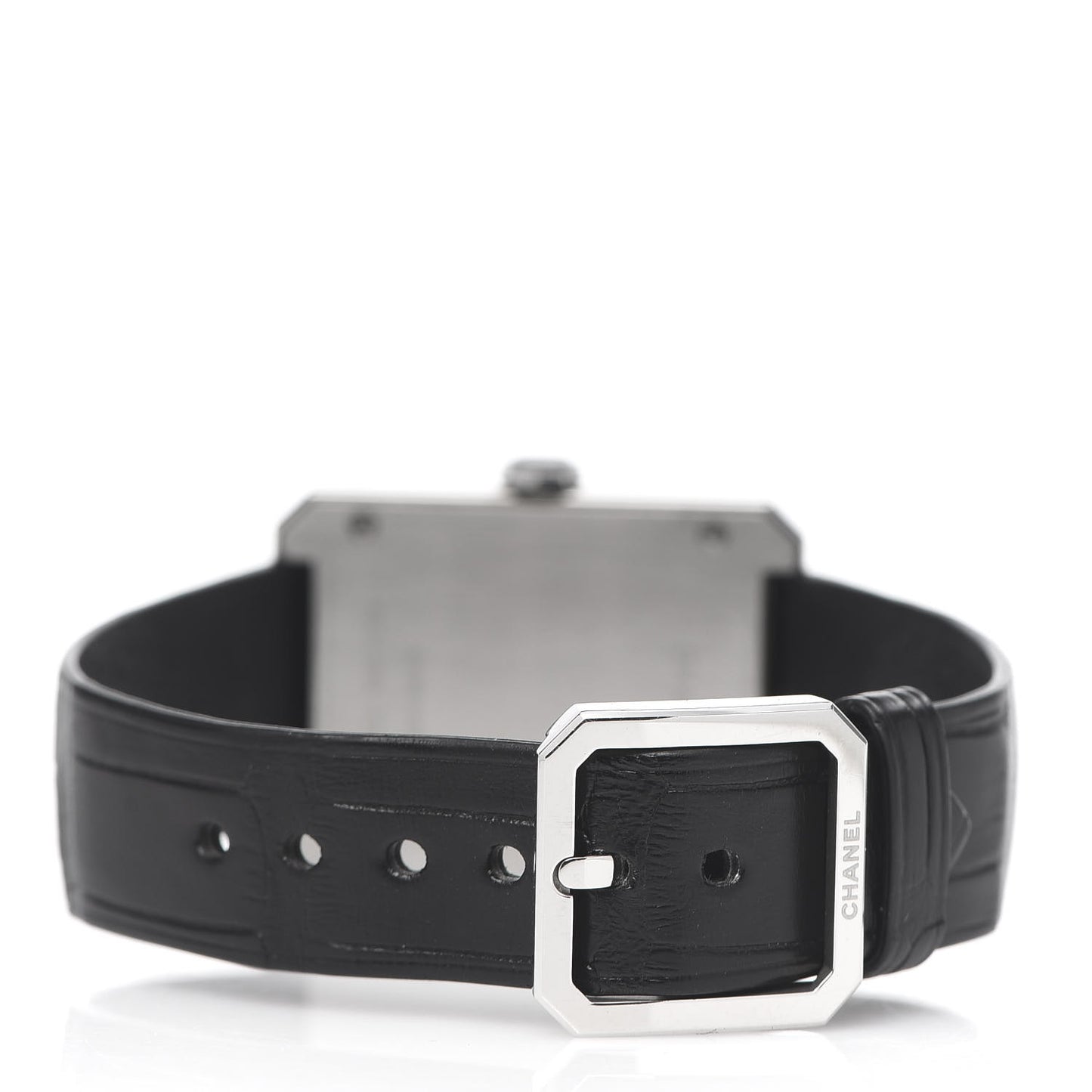 Stainless Steel Alligator 26mm Boy-Friend Quartz Watch Black