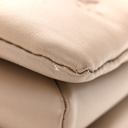 Louis Vuitton Lambskin Embossed Monogram Coussin PM Taupe 12 of 13