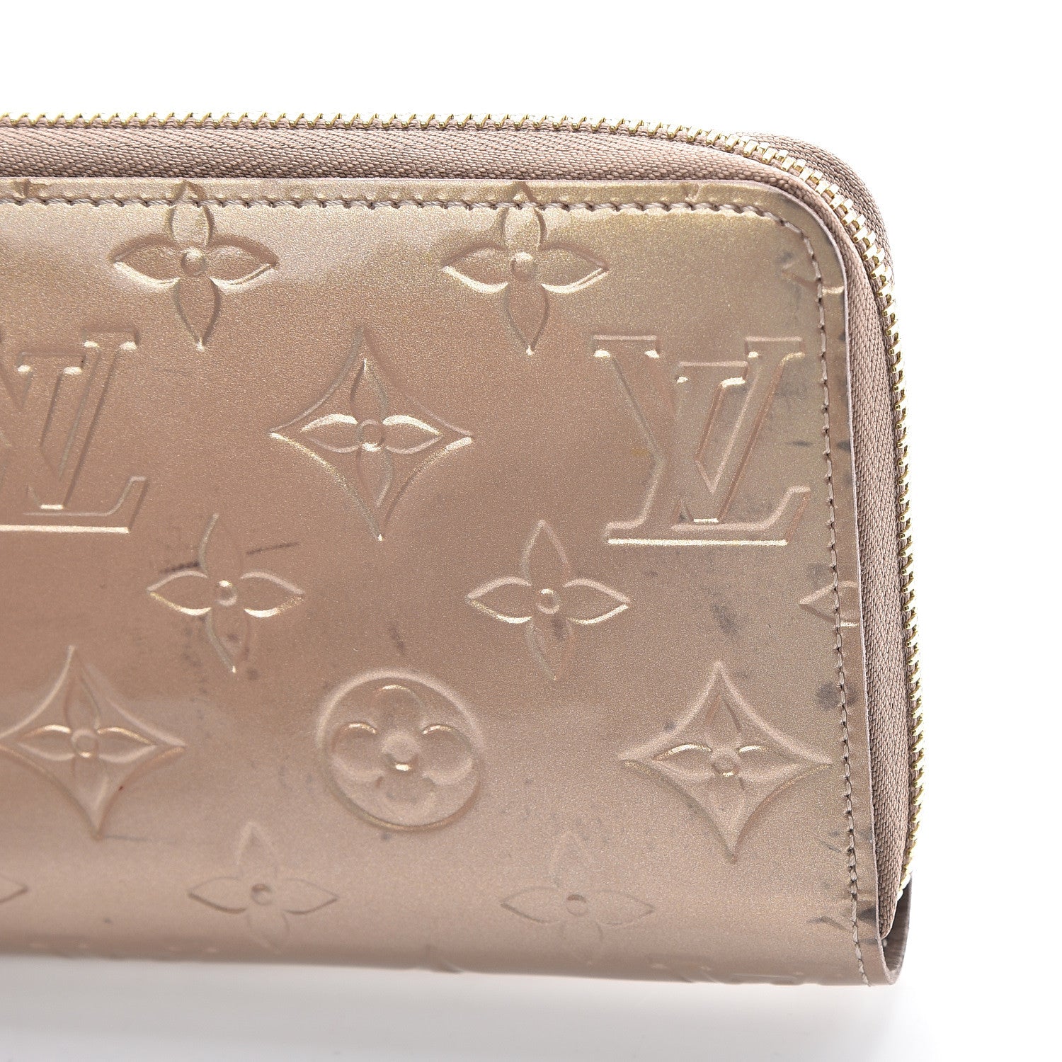 Louis Vuitton Vernis Zippy Wallet Beige Poudre 7 of 8