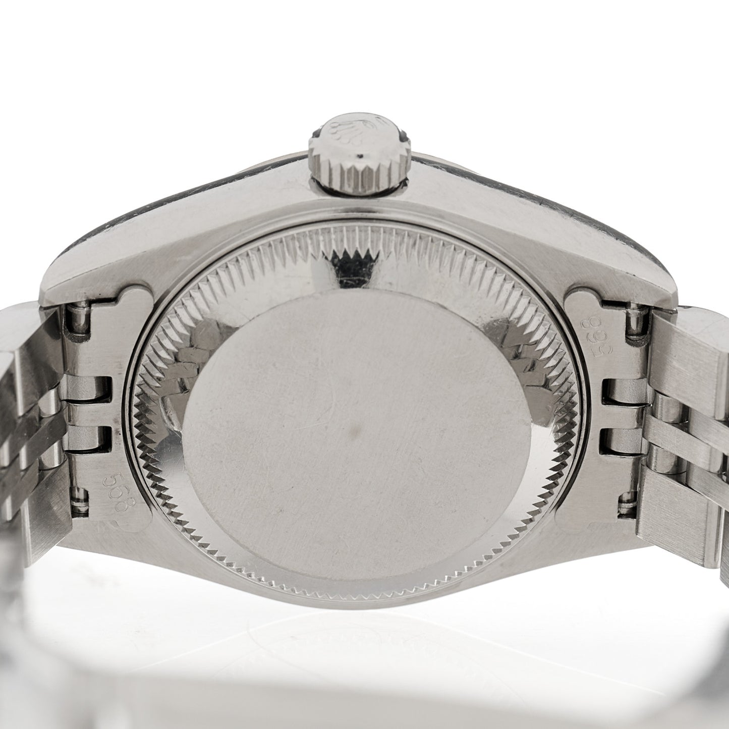 Stainless Steel 18K White Gold 26mm Oyster Perpetual Datejust Watch Silver Roman 69174