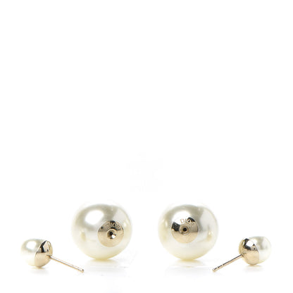 Christian Dior Pearl Mise En Dior Tribal Earrings 3 of 5