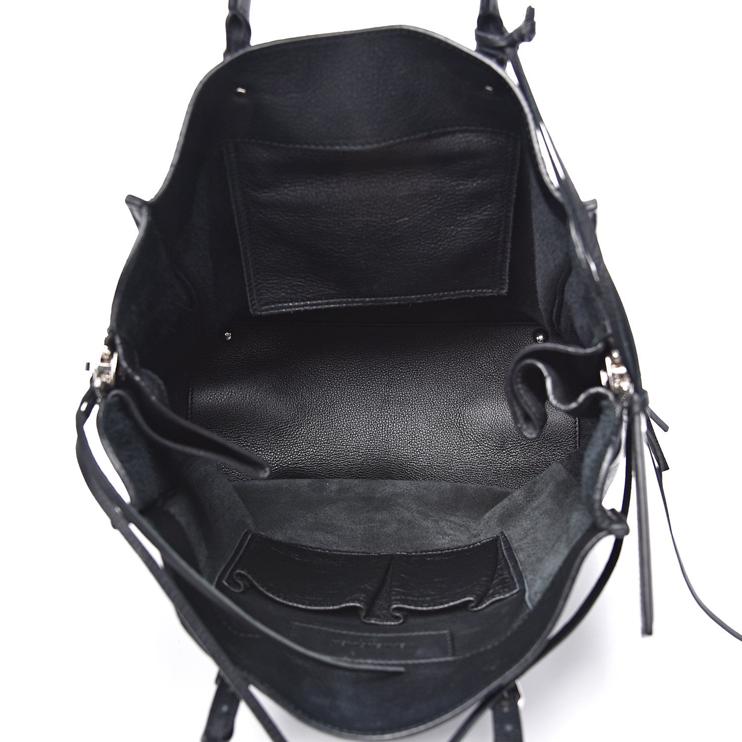 Balenciaga Veau Papier A5 Zip Around Tote Black 4 of 10