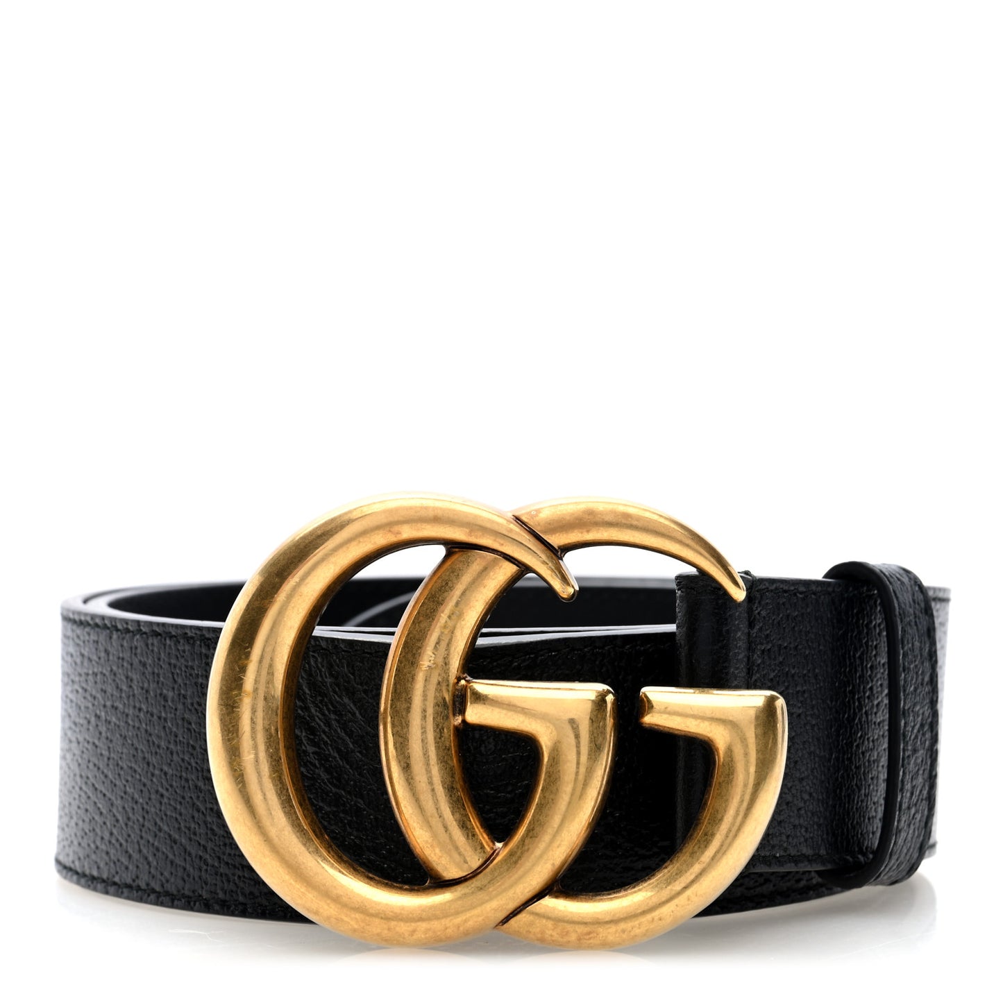 Textured Calfskin Double G 40mm Belt 80 32 Black