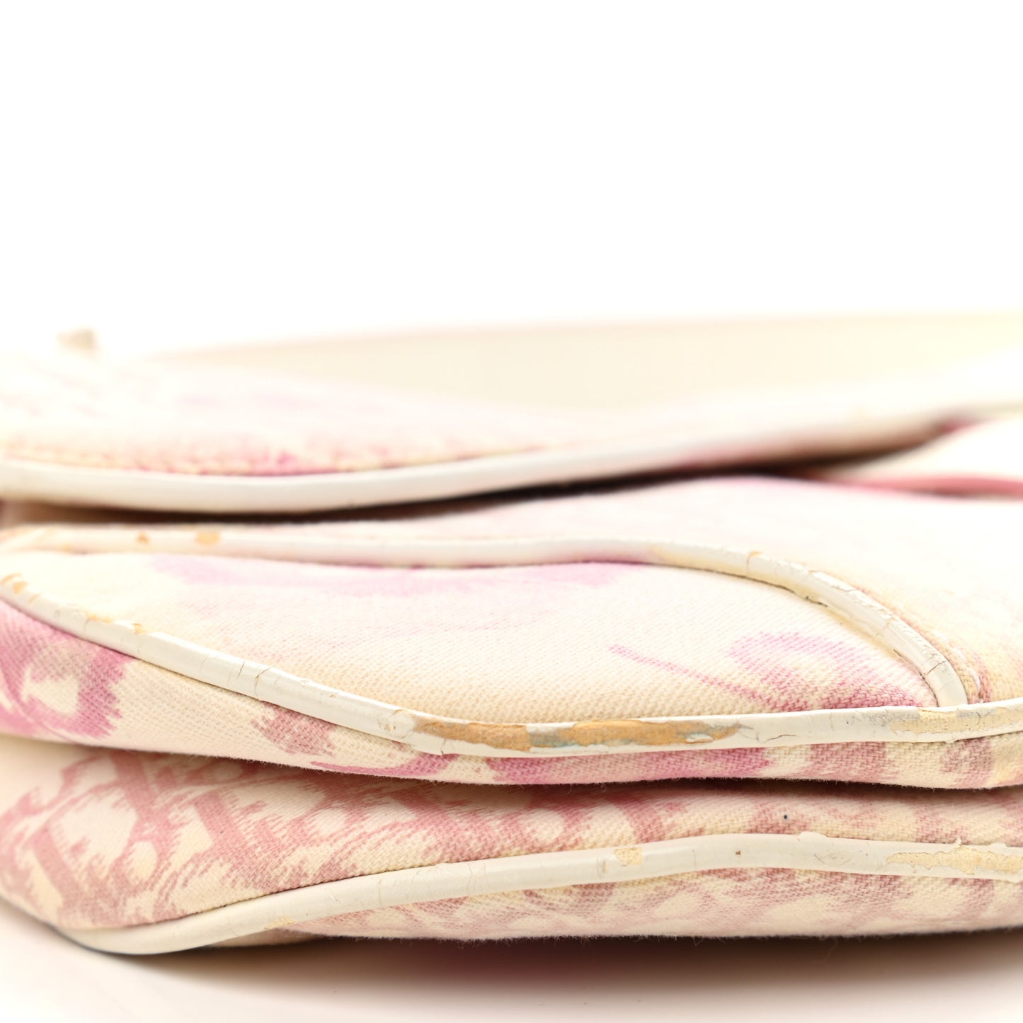 Monogram Floral Saddle Bag Pink