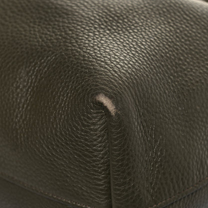 Prada Vitello Daino Shopping Tote Militare 9 of 16