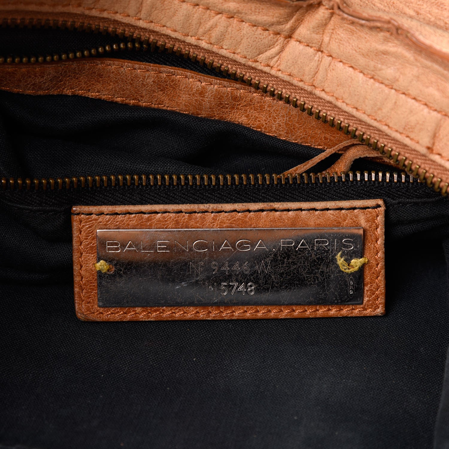 Balenciaga Agneau Classic Hardware City Marron Cannelle 6 of 14