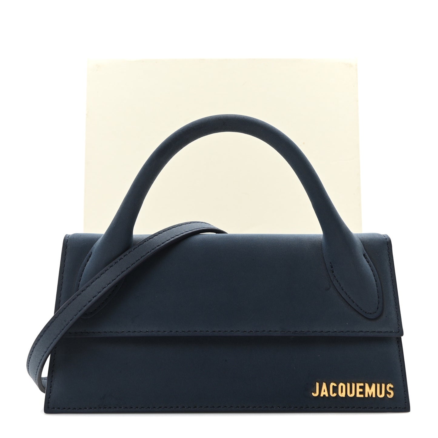 Calfskin Le Chiquito Long Dark Navy