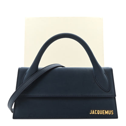 Jacquemus Calfskin Le Chiquito Long Dark Navy 10 of 10