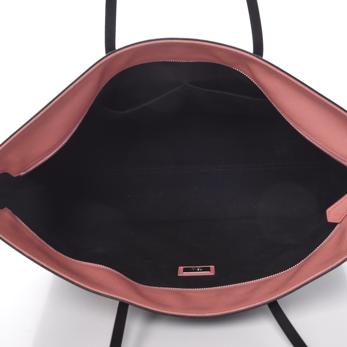 Vitello Elite Flowerland Medium Roll Tote Black