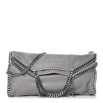 Stella McCartney Shaggy Deer Falabella Fold Over Tote Grey 1 of 7