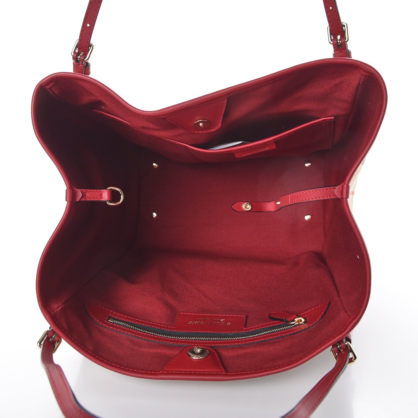 Horseferry Check Small Canterbury Tote Parade Red
