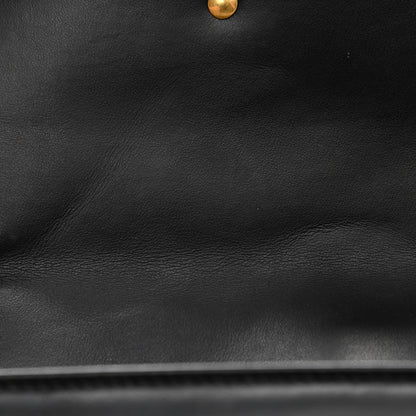 Gucci Calfskin Matelasse Mini GG Marmont Shoulder Bag Black 8 of 12