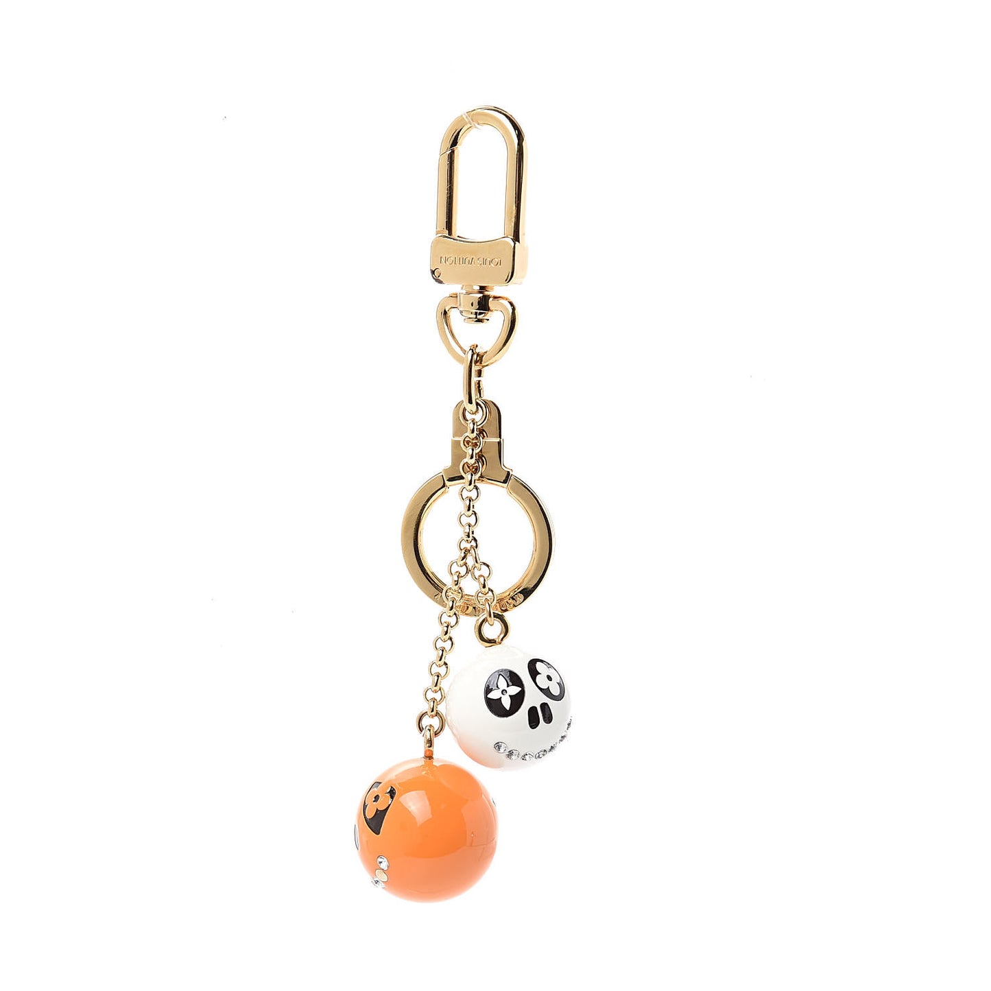 Halloween Jack and Lucie Key Holder Orange