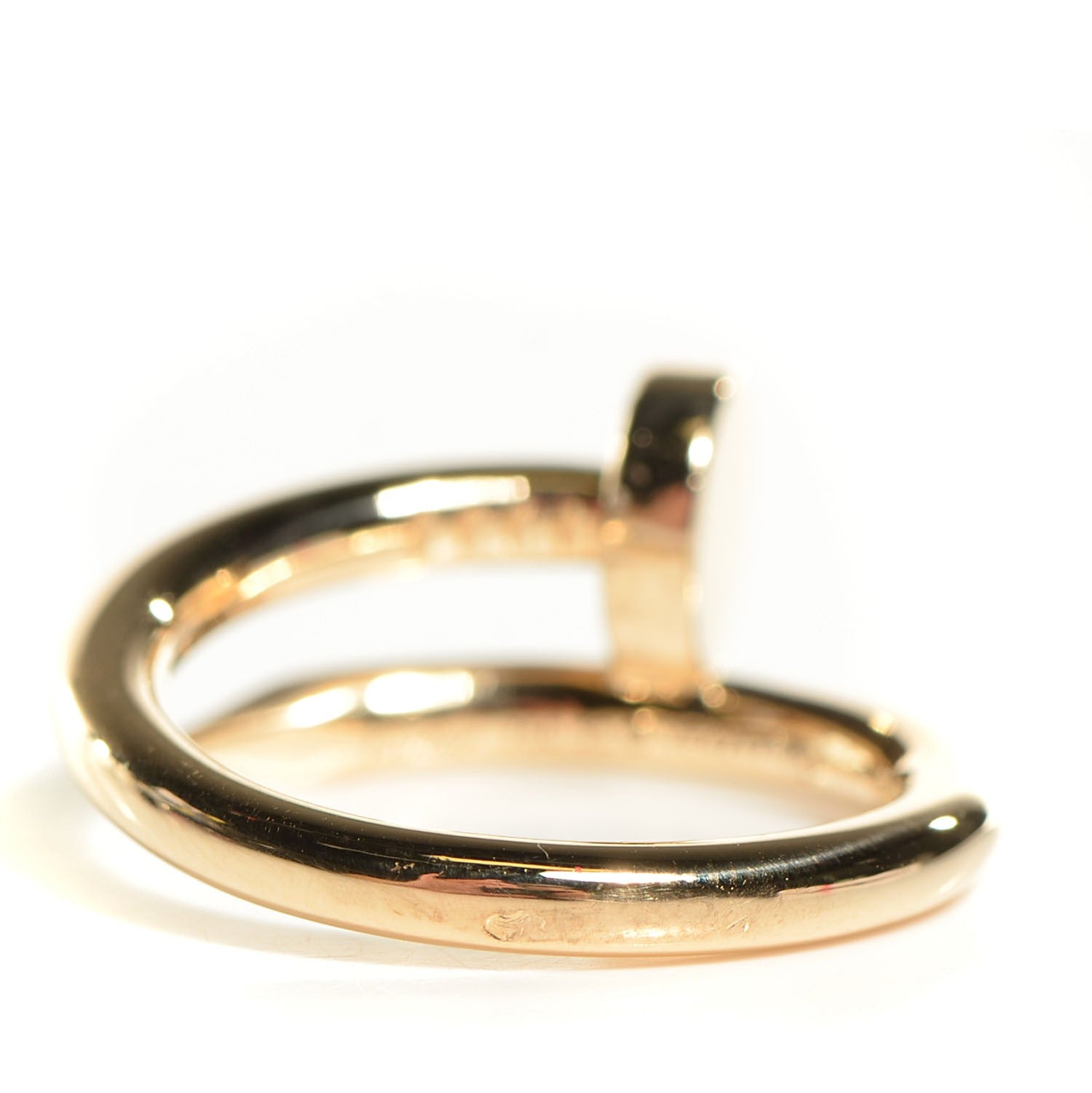 Cartier 18K Yellow Gold Juste Un Clou Ring Size 53 US 4.5 3 of 6