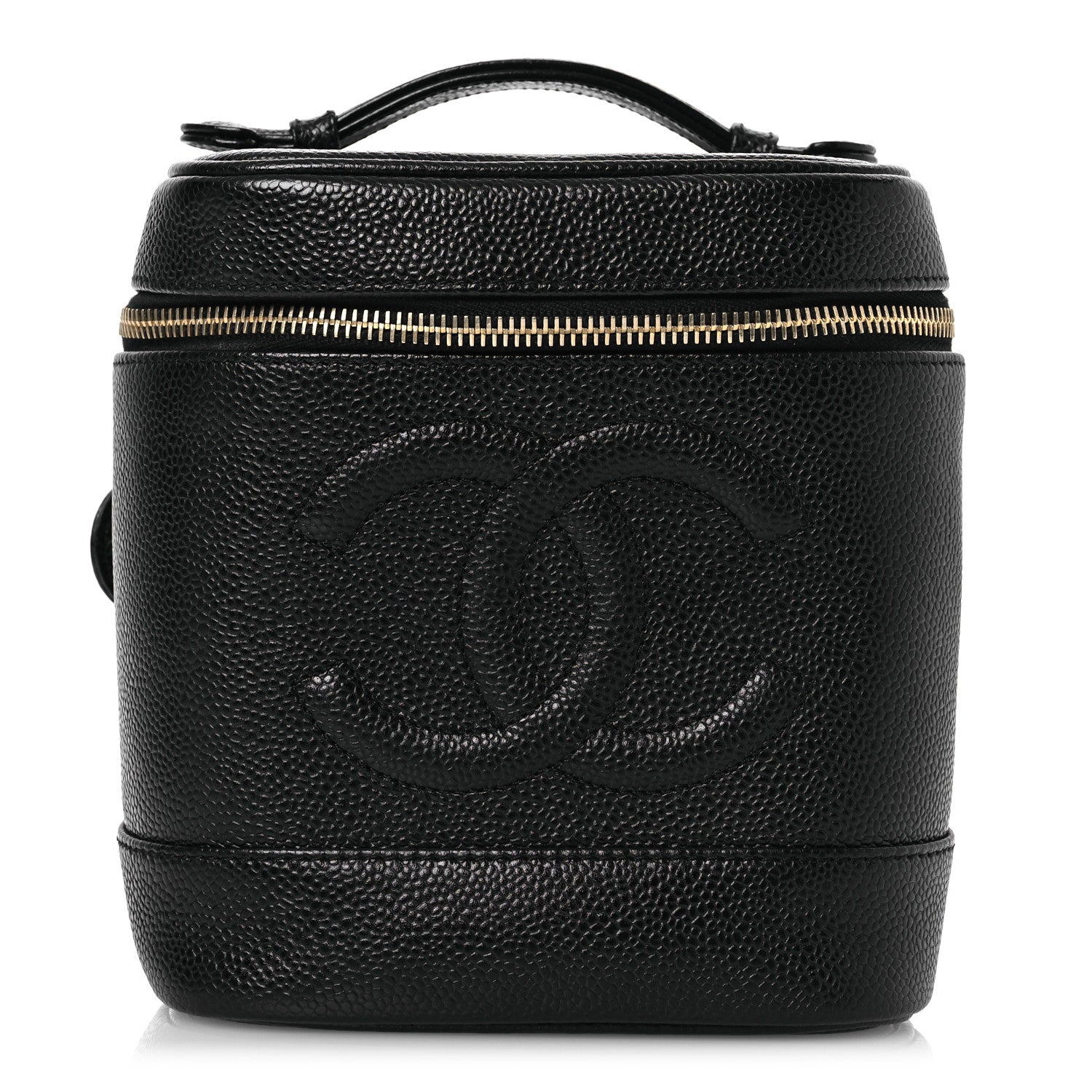 Chanel Caviar Vanity Cosmetic Case Black 1 of 12