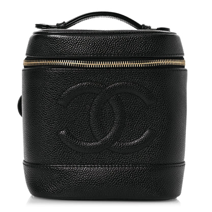 Chanel Caviar Vanity Cosmetic Case Black 1 of 12