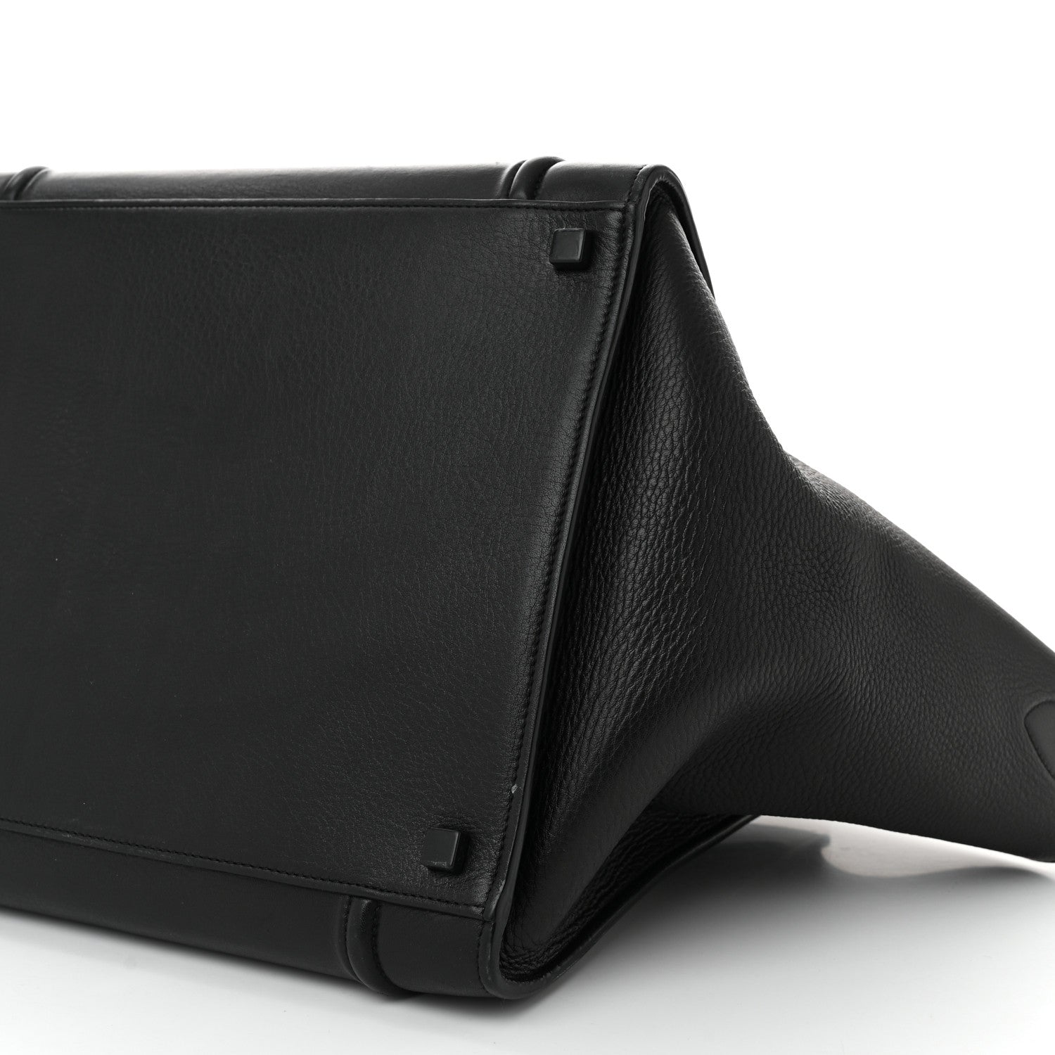 Celine Grained Calfskin Medium Phantom Luggage Black 11 of 12