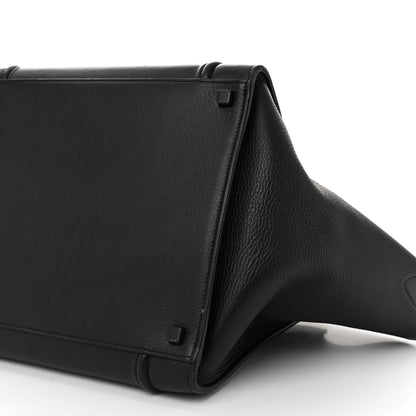 Celine Grained Calfskin Medium Phantom Luggage Black 11 of 12