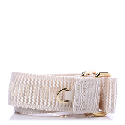 Louis Vuitton Nylon Petite Malle Souple Shoulder Strap Creme 2 of 3
