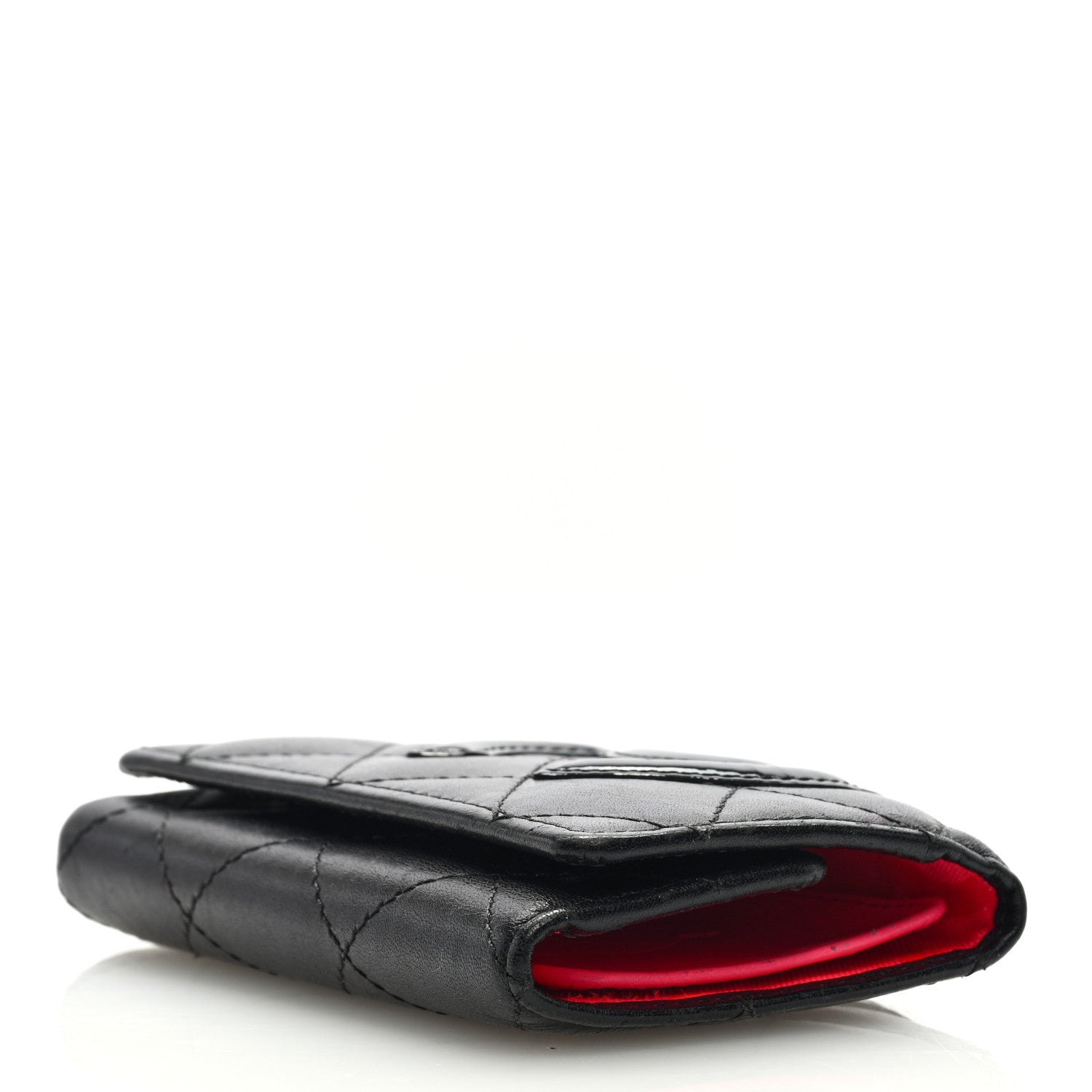 Chanel Calfskin Quilted Cambon 6 Key Holder Black 4 of 6