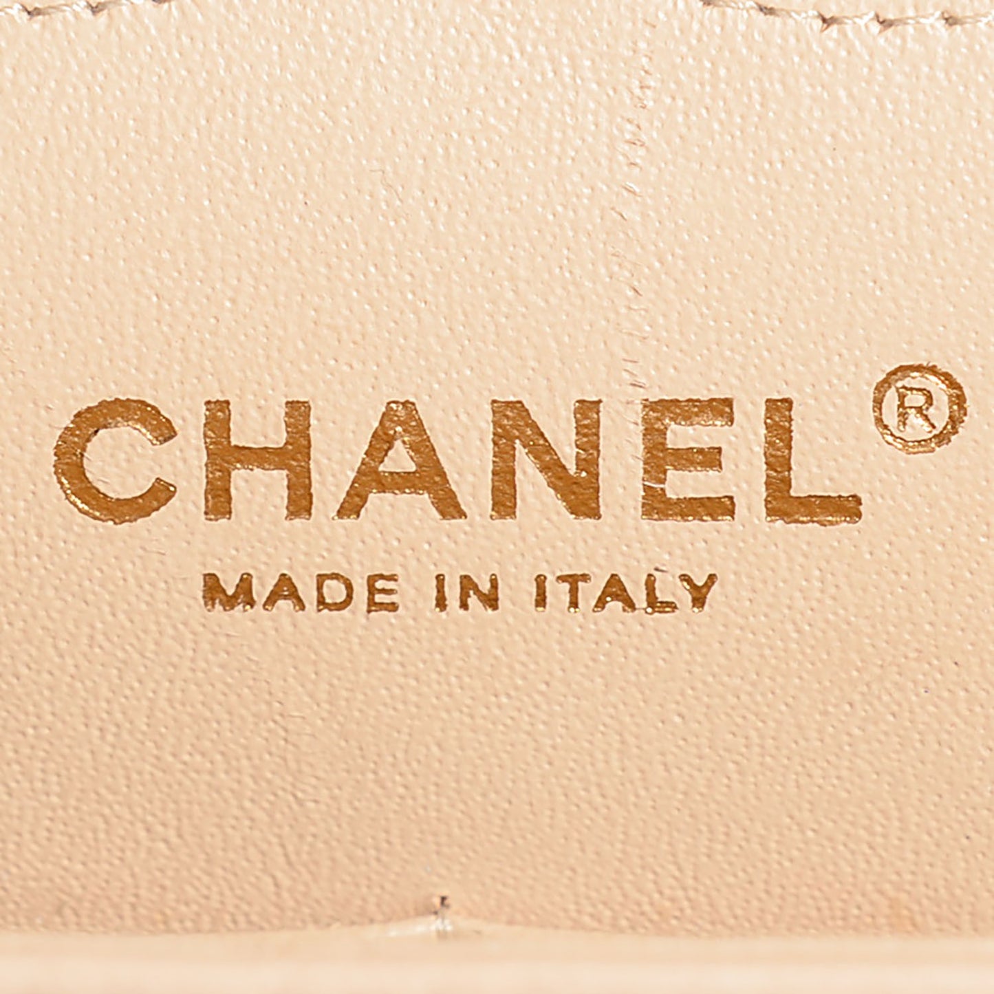 Lambskin Quilted Jumbo Double Flap Beige Clair