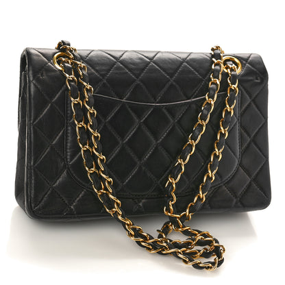 Chanel Lambskin Quilted Small Double Flap Black 2 of 11
