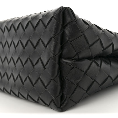 Bottega Veneta Nappa Intrecciato Small Andiamo With Chain Shoulder Bag Black 9 of 10