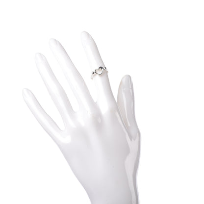 Tiffany Sterling Silver Elsa Peretti Open Heart Ring 47 4 2 of 5