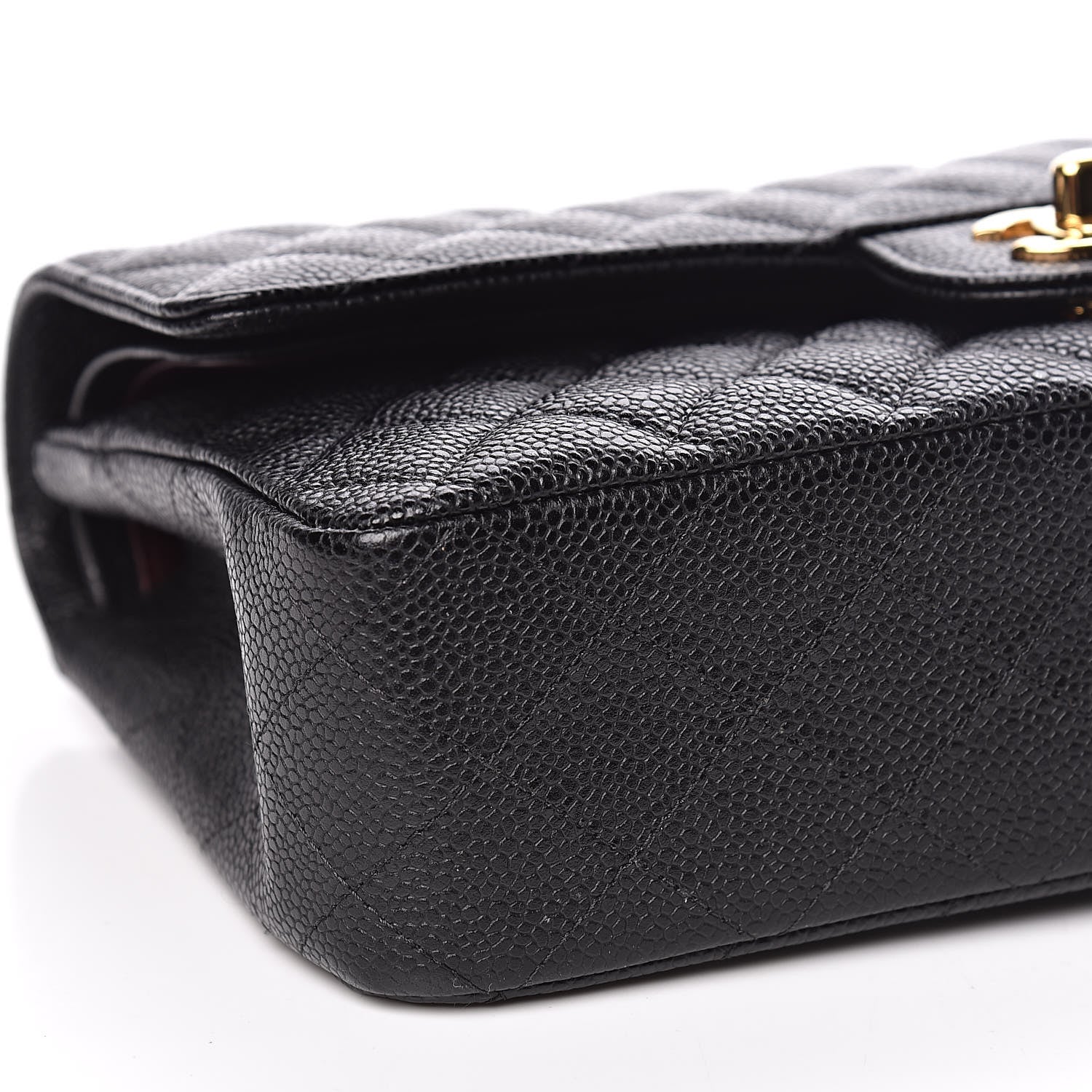 Chanel Caviar Quilted Medium Double Flap Black 6 of 11