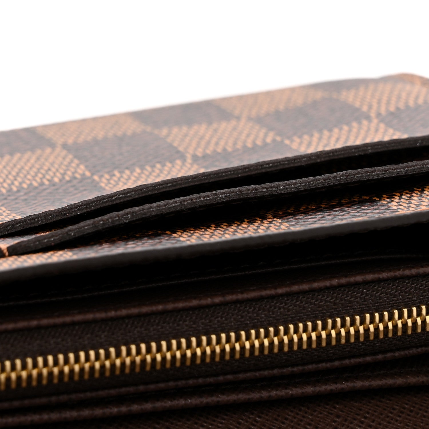 Louis Vuitton Damier Ebene Sarah Wallet NM 7 of 10