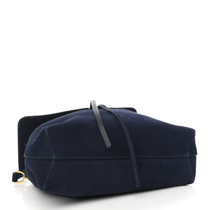 Mansur Gavriel Suede Mini Lady Bag Navy Blue 4 of 9
