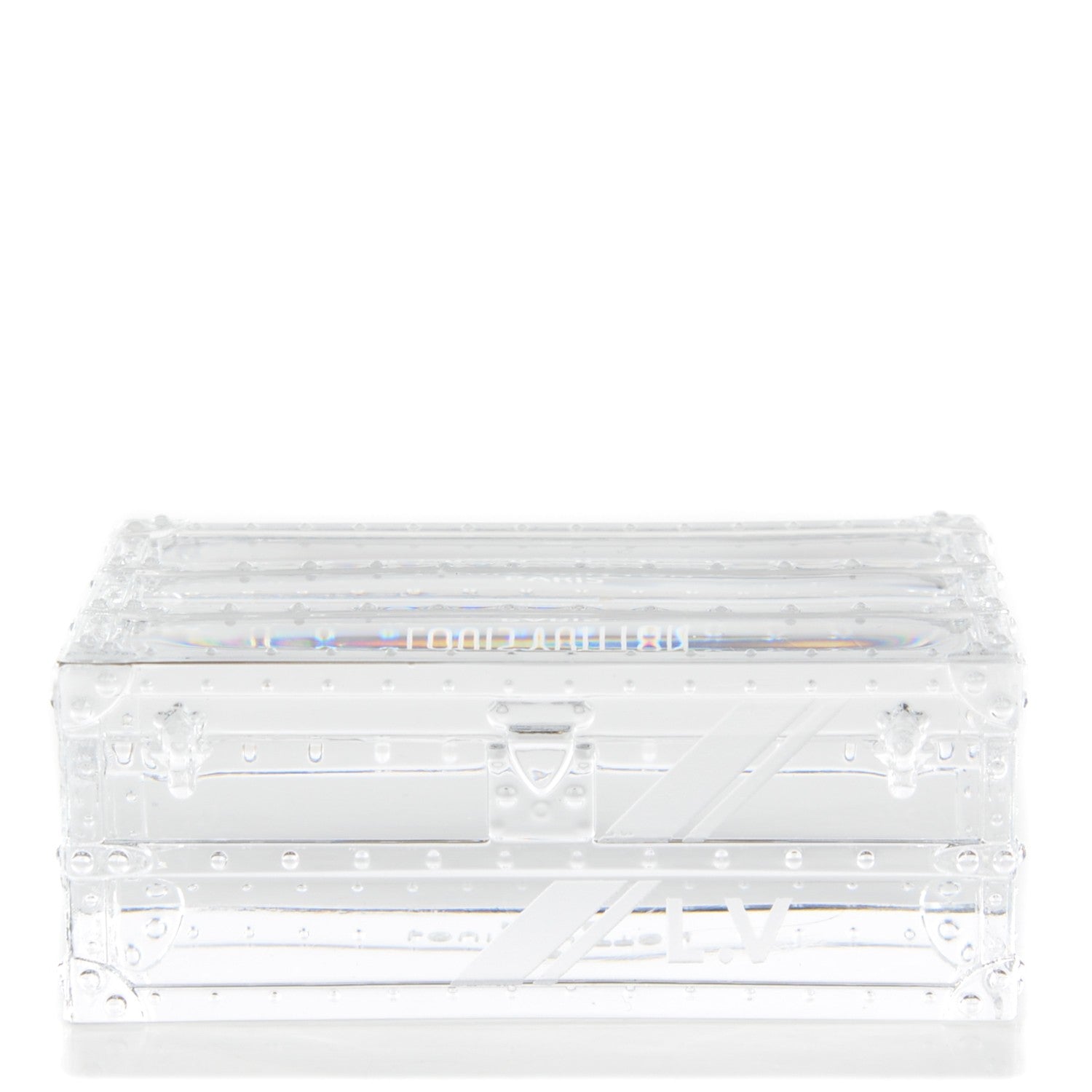 Louis Vuitton Crystal Trunk Paperweight 1 of 5