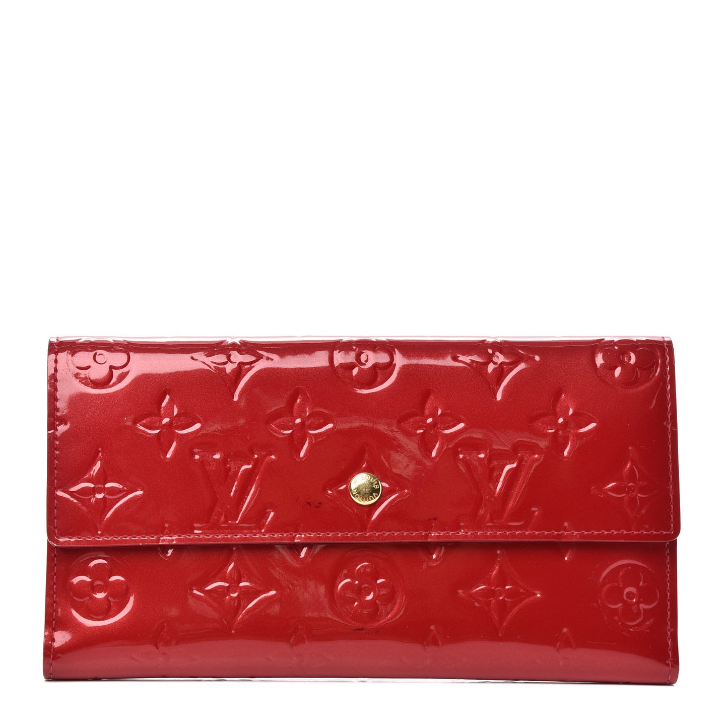 Vernis Porte Tresor International Wallet Pomme D'Amour