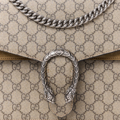 Gucci GG Supreme Monogram Medium Dionysus Shoulder Bag Taupe 8 of 11