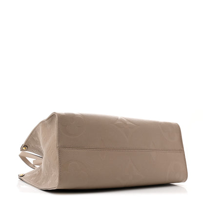 Louis Vuitton Empreinte Monogram Giant Onthego MM Tourterelle 4 of 9