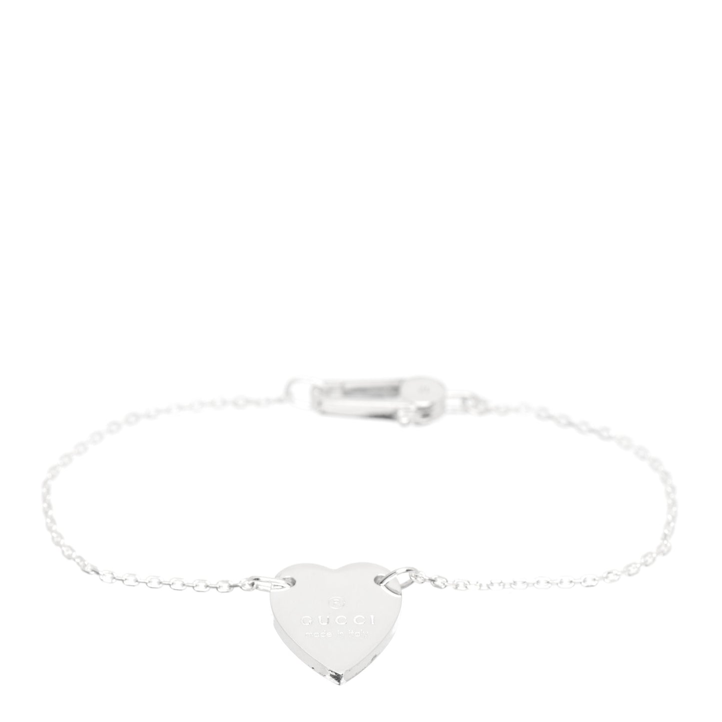 Sterling Silver Trademark Heart Bracelet