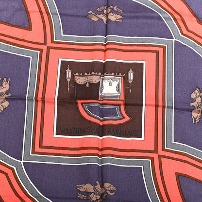 Hermes Cashmere Silk Washington Carriage Shawl 140 2 of 5