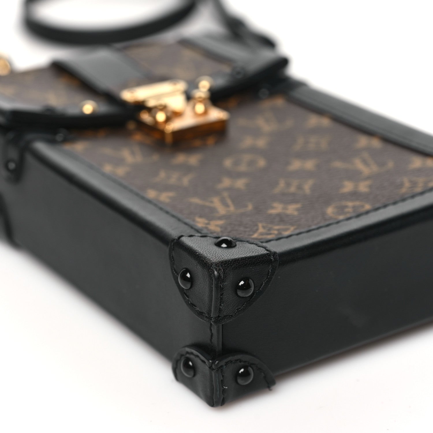 Louis Vuitton Monogram Pochette Trunk Verticale Black 8 of 10