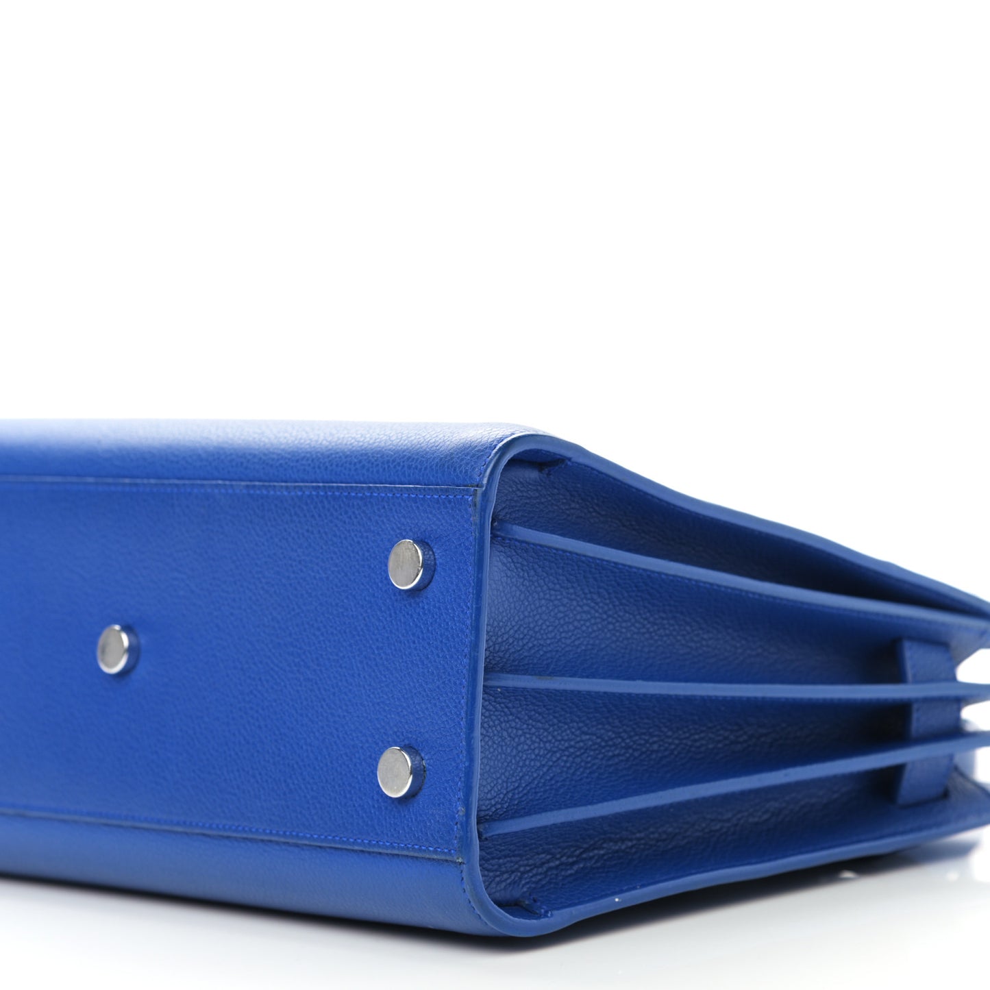 Grained Calfskin Baby Sac De Jour Royal Blue