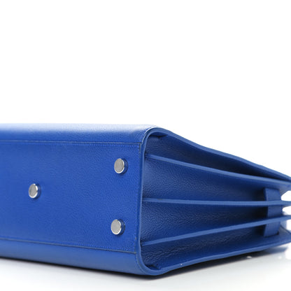 Saint Laurent Grained Calfskin Baby Sac De Jour Royal Blue 13 of 20