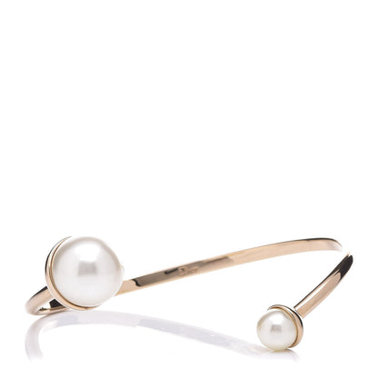 Christian Dior Pearl Dior Cuff Gold 1 of 6