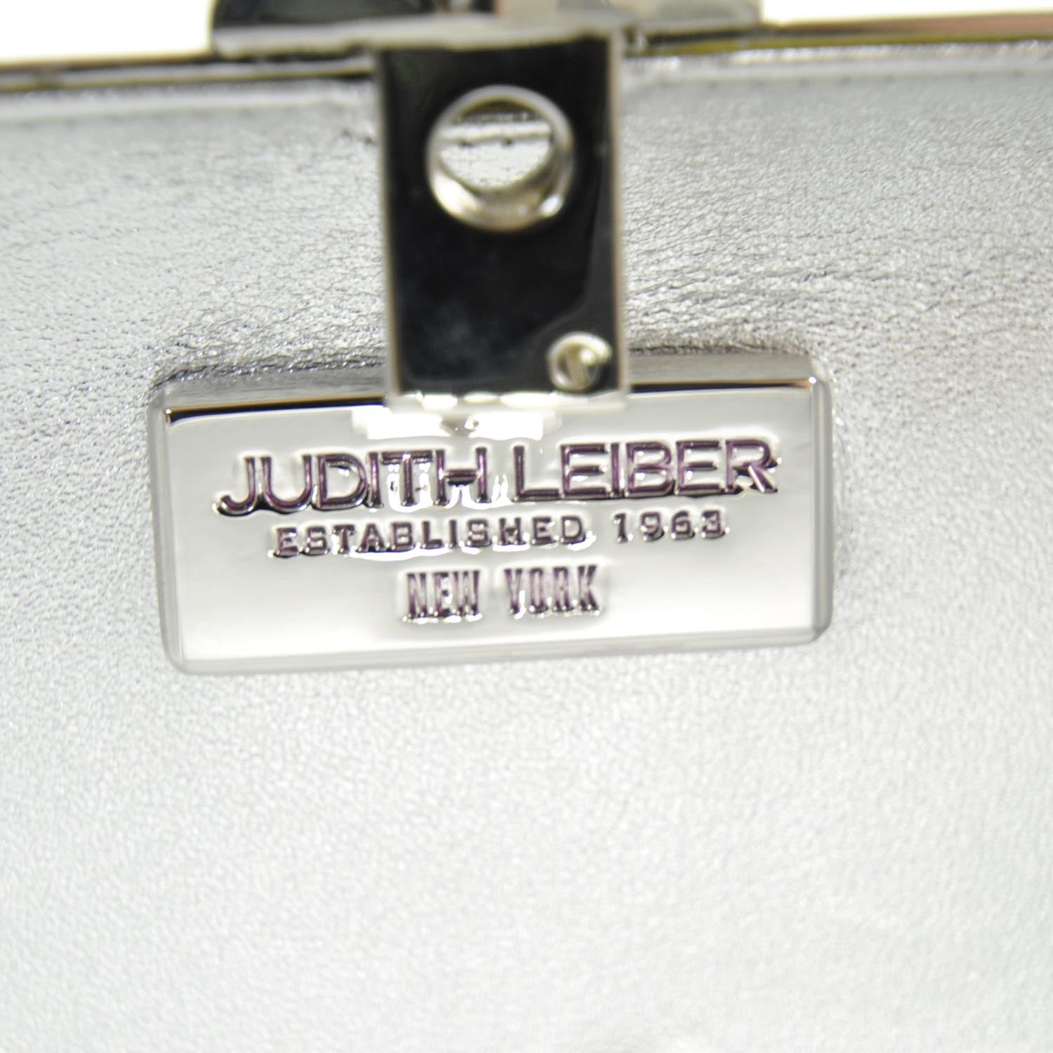 Judith Leiber Black Austrian Crystal Studded Minaudiere Clutch 7 of 8