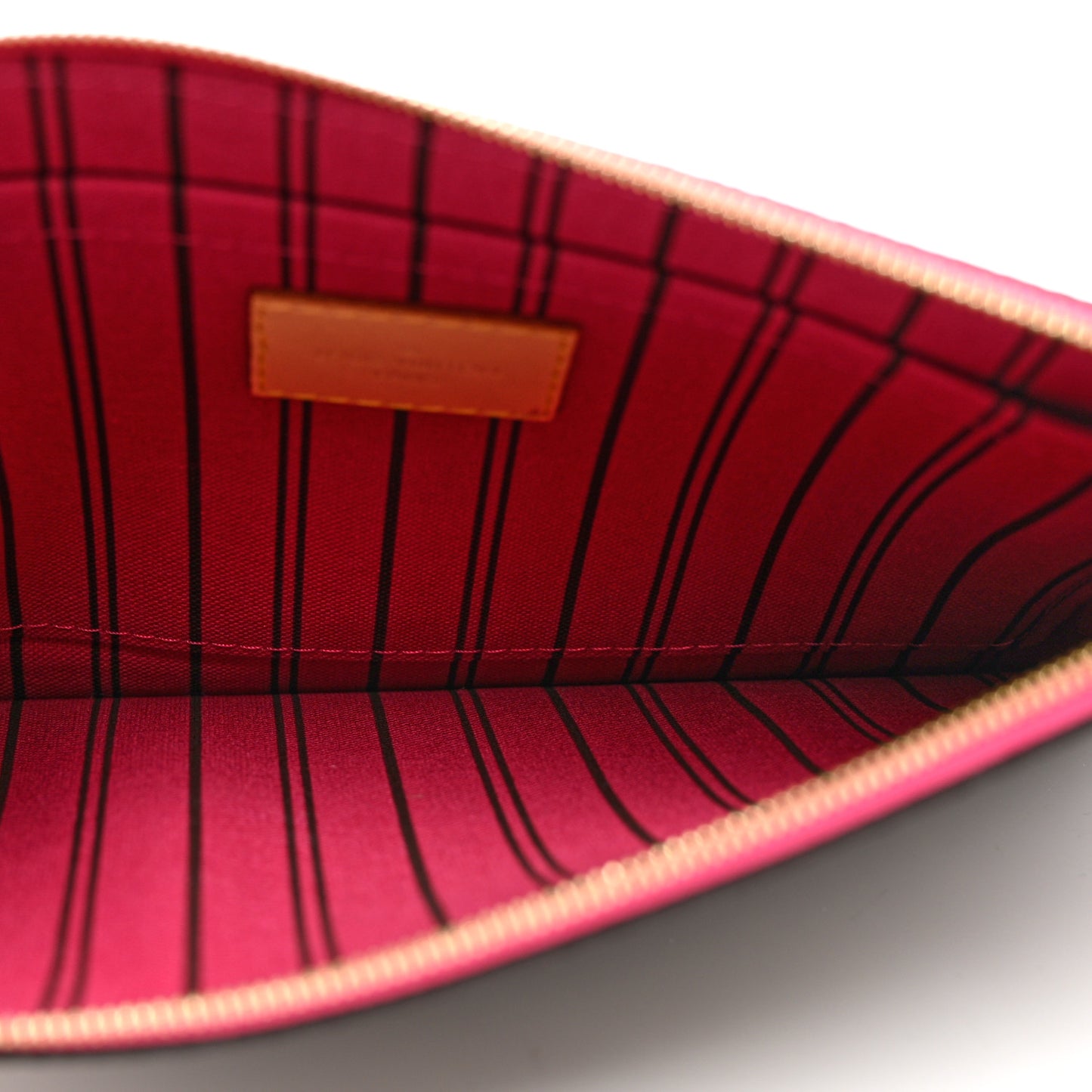 Monogram Neverfull MM GM Pochette Fuchsia