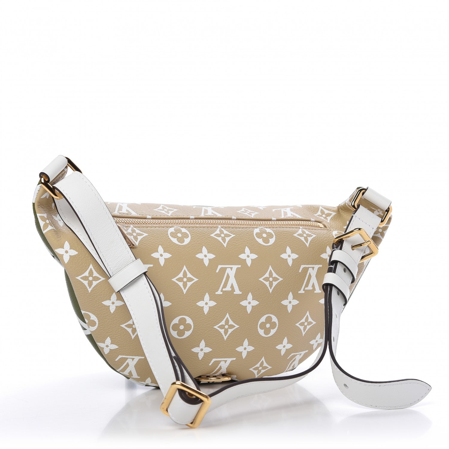 Louis Vuitton Monogram Giant Bumbag Kaki Beige 3 of 9