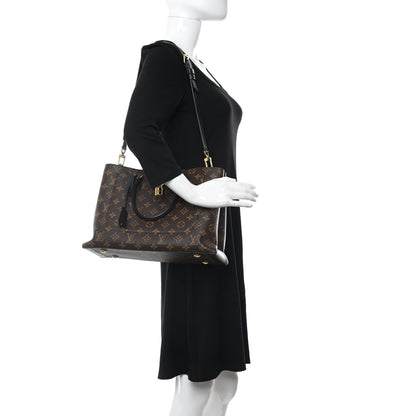 Louis Vuitton Monogram Flower Tote Black 2 of 11