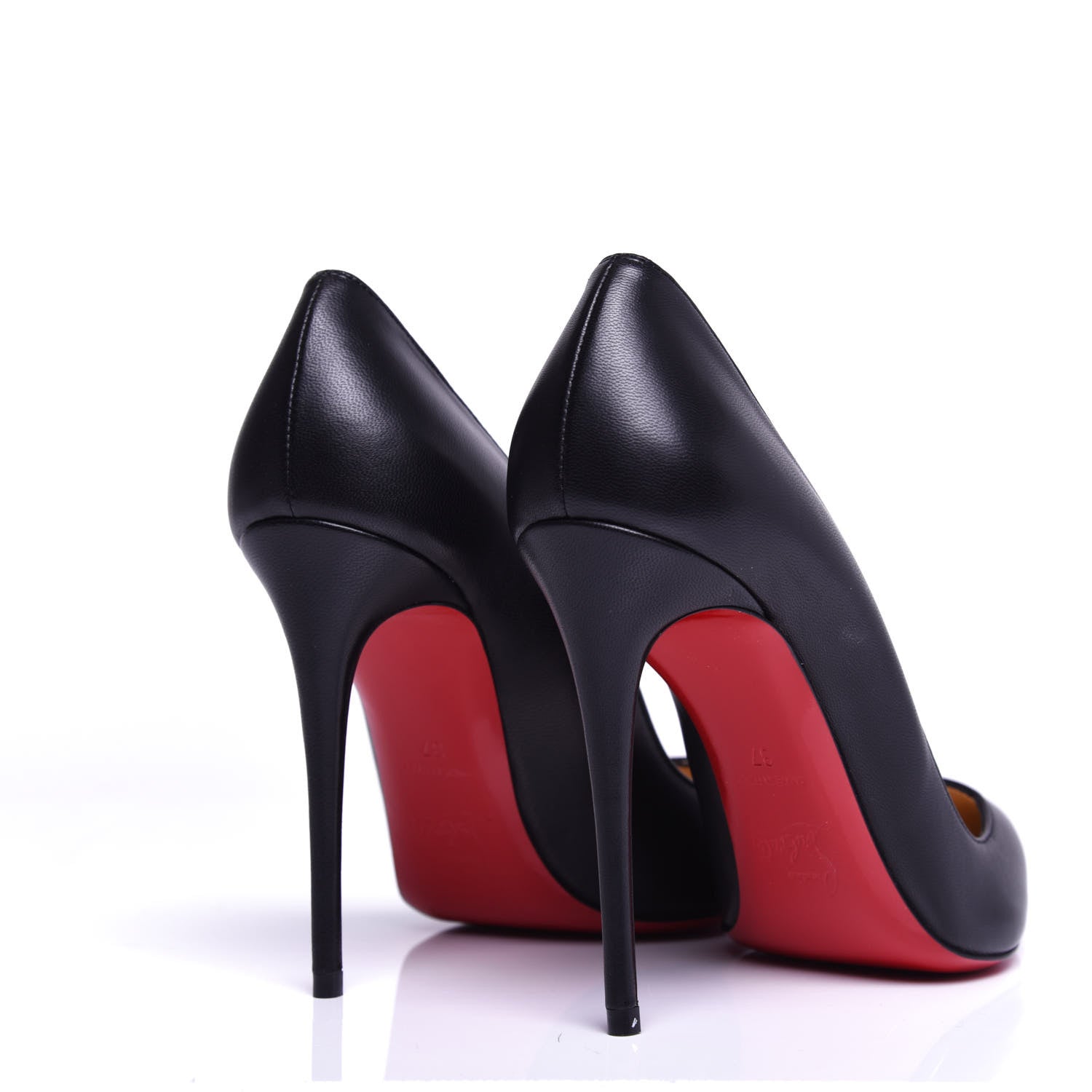Christian Louboutin Shiny Nappa Pigalle Follies 100 Pumps 37 Black 4 of 10