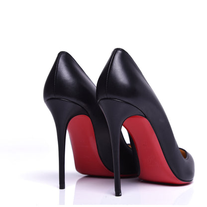 Christian Louboutin Shiny Nappa Pigalle Follies 100 Pumps 37 Black 4 of 10