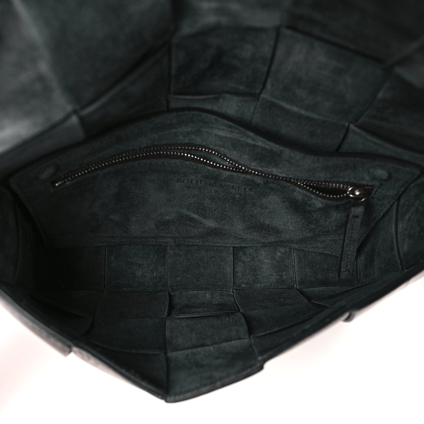 Metallic Crushed Calfskin Maxi Intrecciato Cassette Crossbody Bag Anchor