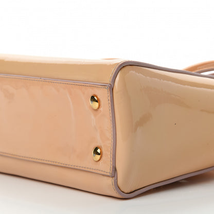 Versace Patent Small Signature Bag Beige 9 of 12