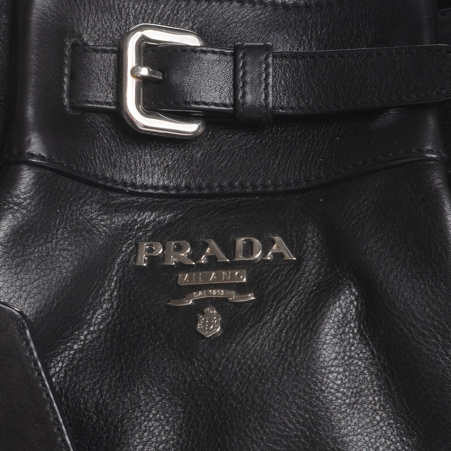 Vitello Soft Shopping Tote Nero Black